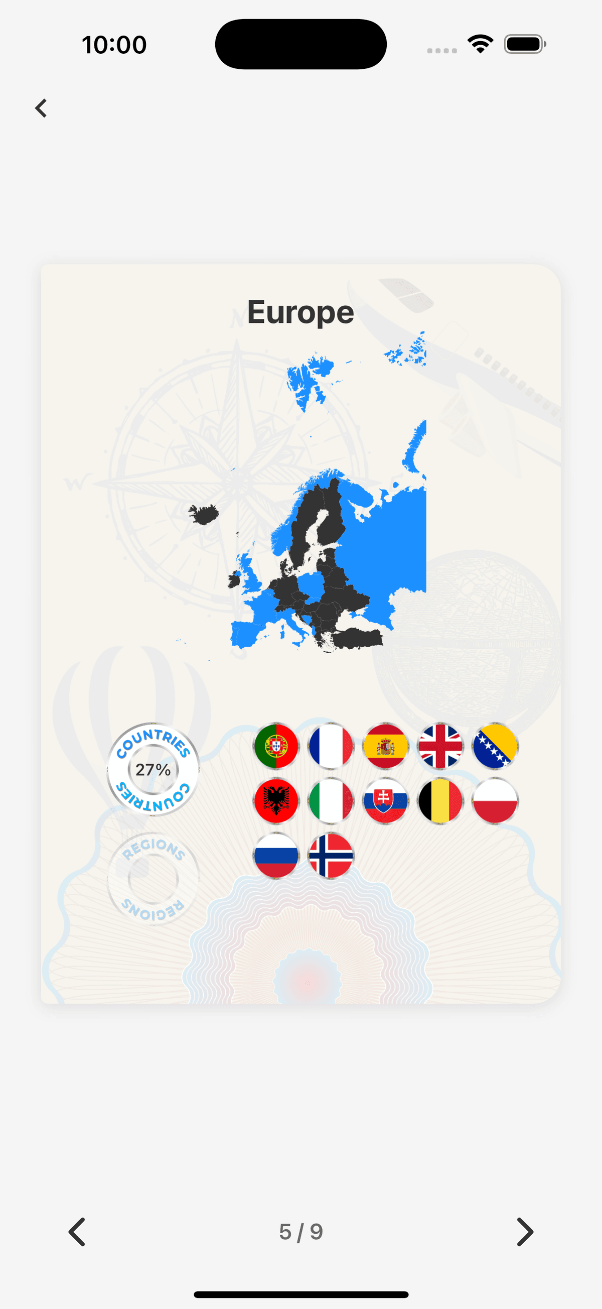 Travel Passport Stamps